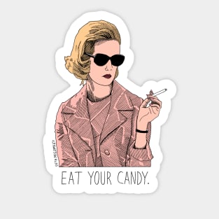 Betty "Eat Your Candy" Color Design Sticker